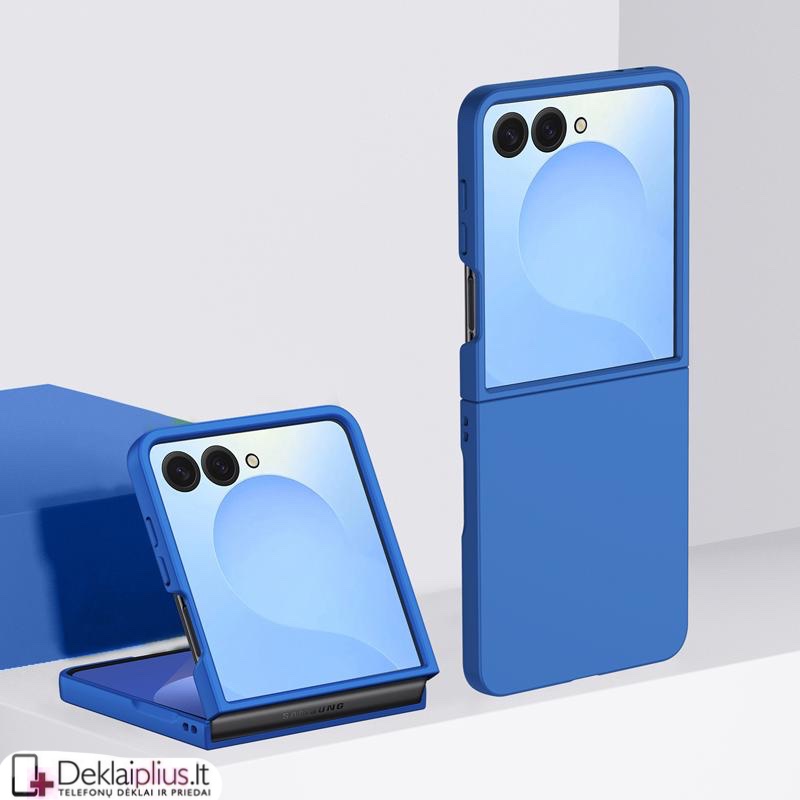 Plastikinis ploniausias dėklas - mėlynas (Samsung Galaxy Z Flip 7) Plastikinis ploniausias dėklas - mėlynas (Samsung Galaxy Z Flip 7)